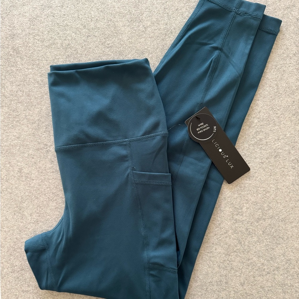 Yogalicious Lux Blue Leggings